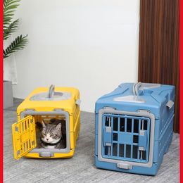 Cat Carriers Crates Houses Pet Flight Case Cat Cage Car Cat Bag 230726