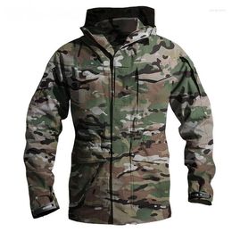 Men's Jackets Waterproof Jacket Military Tactical Windshield Autumn Army Camouflage Husband Men Windbreaker Hood Coat Bomber Male