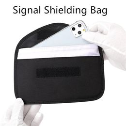 Premium Faraday Box Car Key Case Bag Rfid Lock Double Layer Anti-magnetic Radiation Protection Cell Phone Storage Bags240c