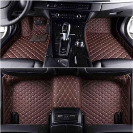 Custom 5 Seat car floor mats for honda civic accord city brv 2000 - 2020 car mats auto accessories W220311186B276o