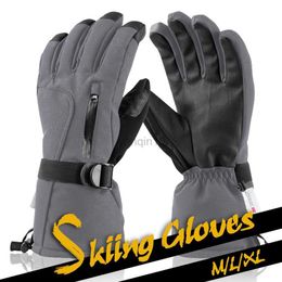 Ski Gloves GOBYGO Ski Gloves Men Women Waterproof Warmth Gloves with Touchscreen Function Snowboard Thermal Gloves Snowmobile Snow Gloves HKD230727