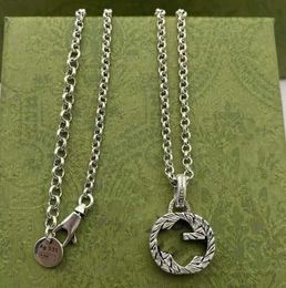 Designer Necklace Men Women Pendant Necklaces Chains Square Pendants Necklaces Silver Gold Colour Jewerlry Accessories