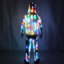 LED Lighting pants creative waterproof dancing Christmas party luminous clothes253z