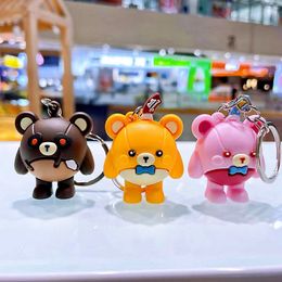 Fashion blogger designer Jewellery Cartoon Egg Party 3D Keychain Gift for Baby Bear's Best Friend mobile phone Keychains Lanyards KeyRings wholesale YS19