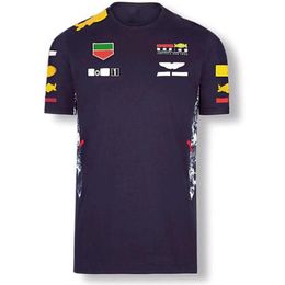 F1 racing team logo factory uniform T-shirt Formula One car fans outdoor casual short-sleeved summer335m