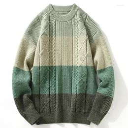 Men's Sweaters Casual Men Sweater O Neck Striped Knitwear Spring Winter Mens Pullovers Pullover Pull Homme