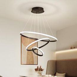 Pendant Lamps Modern Led Lights Minimalism Iron Hanglamp For Dining Room Bedroom Study Decor Lamp Nordic Home Indoor Lighting FixturesPendan