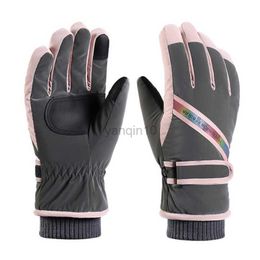 Ski Gloves Women Winter Ski Gloves with Touchscreen Function Thermal Gloves Waterproof Snowboard Warm Snow Gloves HKD230727