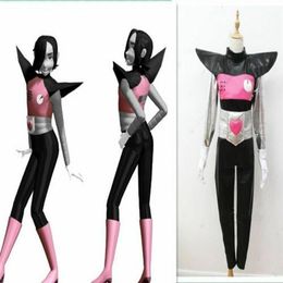 Undertale Mettaton EX Cosplay Costume black with gloves217a