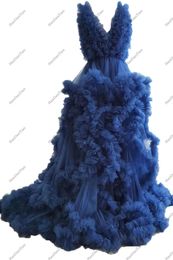 Dresses 2021 Women's Ruffle Pleated Tulle Maxi Dress Maternity Photography Boudoir Show Formal Down