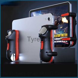 Game Controllers Joysticks Joystick Grip Six Finger For IPad PUBG Controller Capacitance Adjustable Mobile Game Trigger Button Gamepad Tablet Accessories x0727