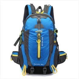 Outdoor Bags Waterproof Climbing Backpack Rucksack 40L Outdoor Sports Bag Travel Backpack Camping Hiking Backpack Women Trekking Bag For Men 230727