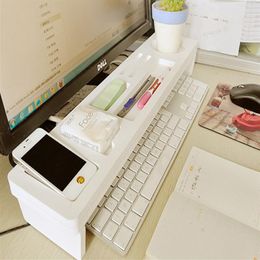 Desk Storage Shelf Office Desktop Organiser Phone Keyboard Storage Pen Shelf Deskstop Organiser a shelves2285