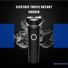 Electric Shaver Rotary Razor Men Waterproof Cordless Beard Trimmer Facial Hair Remover