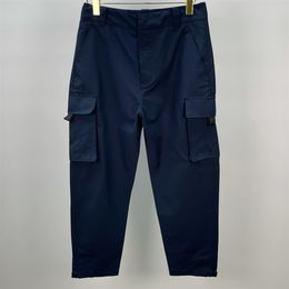 2021 early autumn casual navy blue mens trousers cargo pants230A