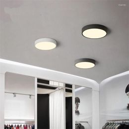 Ceiling Lights Nordic Round Bedroom Lamp Corridor Study Modern Minimalist Led Kitchen Home Deco Balcony Ultra-thin