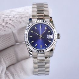 Business Womans Watch 28mm Automatic Mechanical Watches Sapphire mirror Stainless Steel Strap Diamond Dial Design Waterproof WristWatch Gift WristWatches