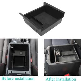 ABS Car Armrest Box Storage Box Decoration Cover For Toyota 4Runner Super 2017 SUV Car Interior Accessories226j