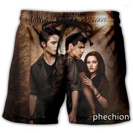 Men's Shorts Phechion Men/Women The Saga 3D Printed Casual Fashion Streetwear Men Loose Sporting A106