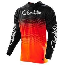 Cycling Shirts Tops Spring and summer longsleeved quickdrying fishing suit UV protection outdoor breathable mens jersey 230728