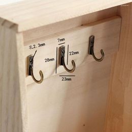 Storage Bags 10pcs Mini Small Hook Single Hole Alloy Coat Furniture Door Back Cupboard Jewelry