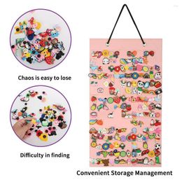 Storage Bags Shoe Decoration Holder Charms Organiser Wall-mounted Capacity Hanging Bag For Easy Display