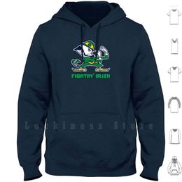 Men's Hoodies Fighting Irish Ireland Long Sleeve Fightin Catholic Ira England