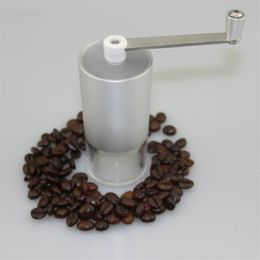 Bean Burr Travel Kitchen Adjustable Ceramic Stone Stainless Steel Handmade Mill Coffee Grinder Transparent Body Home Mini Manual210S