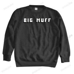 Men's Hoodies Man Crew Neck Sweatshirt Fashion Big Muff Colours Black Long Sleeve Size S-2XL Men Hoody Print Cotton Top