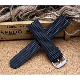 Watch Bands For Sharkey MM300 SBDX001/012/01 6105 SOFT Rubber Waffle Watch Band 20MM 22MM DIY Replace 230728