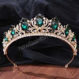 Trendy Elegant Small Crystal Tiara Crown Bridal Princess Bride Wedding Birthday Party Hairband Accessories