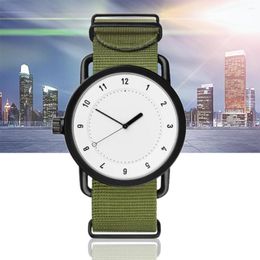 Wristwatches Men's Quartz Watch Nylon Strap Military Wrist Watches For Man Sports Army Luxury High Quality Reloj Hombre