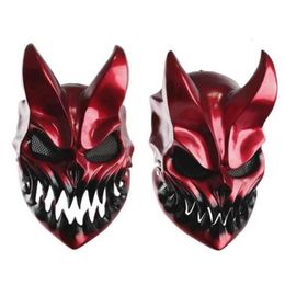 Cadılar Bayramı Kesim Maskesi Deathmetal Kid of Darkness Demolisher Shikolai Demon Maskeleri Acımasız Deathcore Cosplay Prop G0910284W