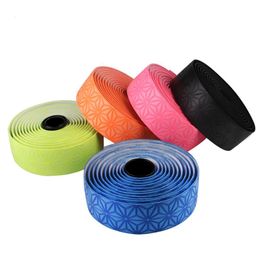 Bike Handlebars Components Mountain Road Bike Handlebar Tape Silicone Non-slip Sweat-Absorbing Bicycle Handle Strap Shock-Absorbing Cycling Accessories 230728