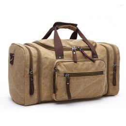 Duffel Bags Fashion Outdoor Travel Bag Portable Canvas Cross-body Backpack Trend Large Capacity Casual Single Shoulder