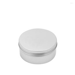 Storage Bottles 10-200ML Durable Aluminium Cosmetic Pot Lip Jar Containers Oil Wax Empty 28ED