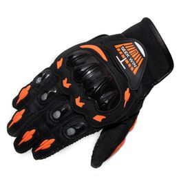 New Quality Motorcycle Racing Protective Gears Gloves Green Orange Red Colors Motoqueiro Luva Motorbike Motocross Moto Guantes289t