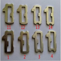 COPPER Car Lock Reed HU66 Plate For AUDI VW Volkswagen Plate NO 1 2 3 4 11 12 13 14 Each 25PCS For VW Lock Repair Kits267I