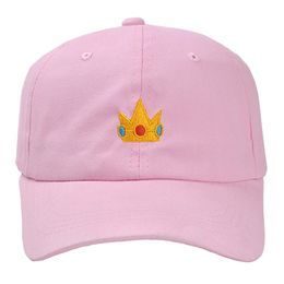 Ball Caps Crown Embroidered Baseball Cap Girl Hat Rosalina Dad Spring Summer Beach Woman Comfortable Sun 230727