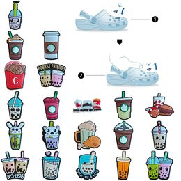 Shoe Parts Accessories Pattern Charm For Clog Jibbitz Bubble Slides Sandals Pvc Decorations Christmas Birthday Gift Party Favors Drink Otwzo