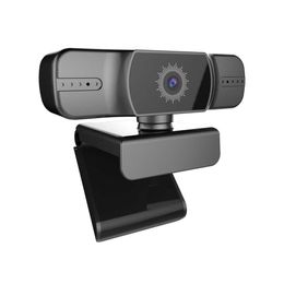 Webcams Webcam 1080p Web Camera With Microphone Full For Pc Computer Live Video Work Remote Phone Online