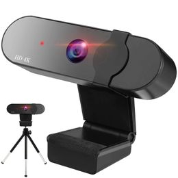 Webcams 1080P 2K 4K Webcam with Microphone for Desktop Laptop Computer Meeting Streaming Web Camera Web Camera Webcamera