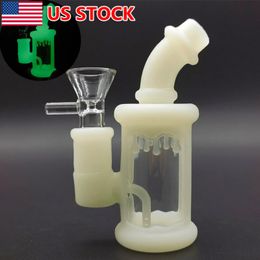 4.4 INCH Small Kettle Hookah Water Pipe Smoking Bong Glass Bubbler Shisha Pipe