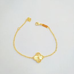 Luxury Designer VAN Clover 18K Bracelet Pearl Gold Charm Laser Brand Bangle Bracelets Necklace Earrings Diamond Wedding A Jewel