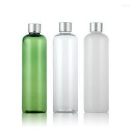 Storage Bottles 20pcs 300ml Empty White Clear Green Plastic Container Bottle Essential Oil Packaging Shower Gel Screw Top Cap