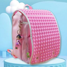 Backpacks POP Backpack Fidget Toy for Teenagers Push Bubble Popper Students School Bag Adult Stress Relief Soft Squishy Gift XXY110 230728