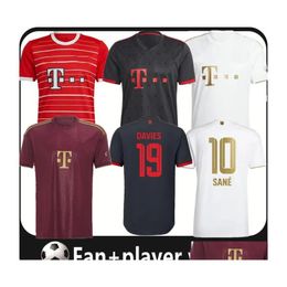 Yoga Outfit 22 23 Bayern Munich Soccer Jersey De Ligt Sane 2022 2023 Football Shirt Hernandez Goretzka Gnabry Camisa Futebol Top Tha Otjf2