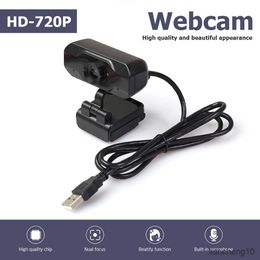 Webcams Webcam For Laptop Computer Mini Web Camera Noise Cancelling Stereo Microphones Webcam Mini Camera for Desktop PC R230728