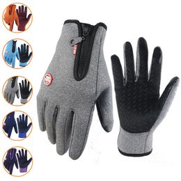 Cycling Gloves Thermal Winter Gloves For Men Women Touchscreen Warm Outdoor Cycling Driving Motorcycle Gloves Windproof Non-Slip Womens Gloves 230727