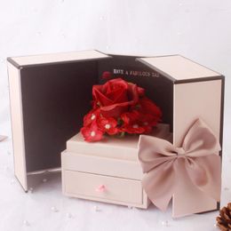 Gift Wrap Double Door Soap Flower Box Jewelry Lipstick Creative Valentine's Day Christmas